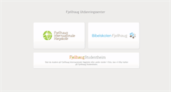 Desktop Screenshot of fjellhaug.no